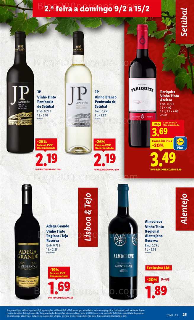 Antevisão Folheto LIDL Promoções 9 a 15 fevereiro - Edição Digital