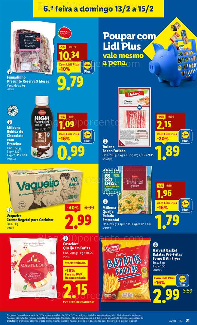 Antevisão Folheto LIDL Promoções 9 a 15 fevereiro - Edição Digital