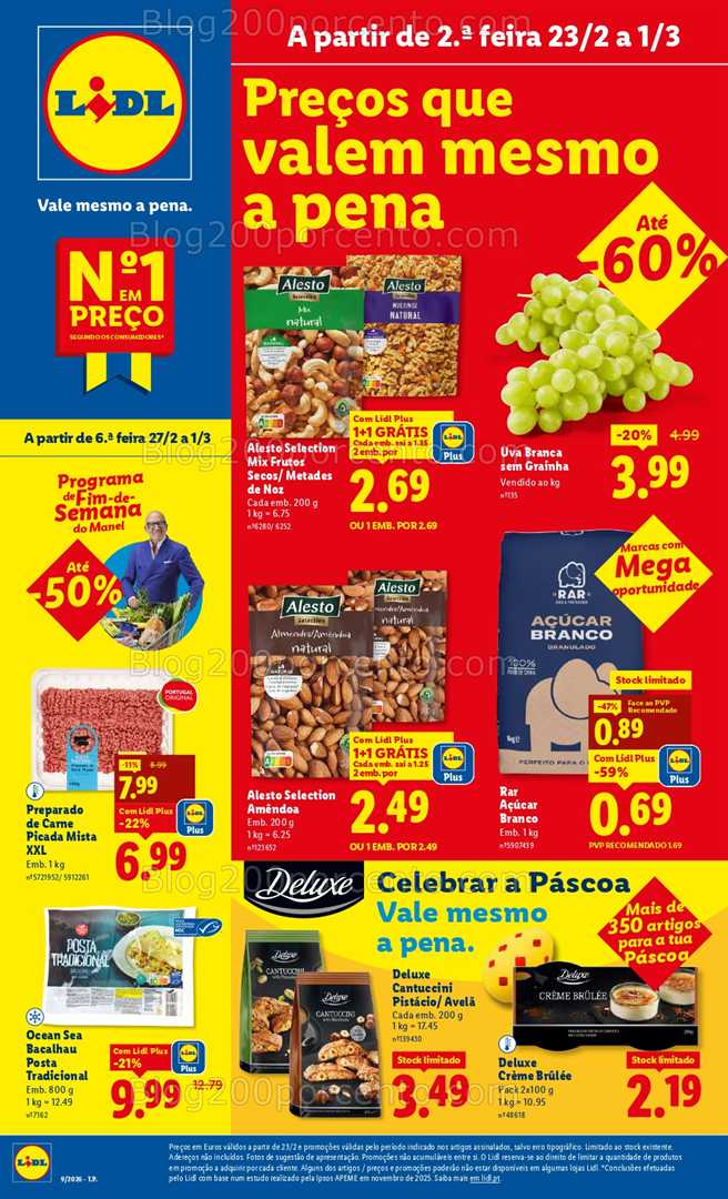 Antevisão Folheto LIDL Promoções de 23 fevereiro a 1 março - Edição Digital