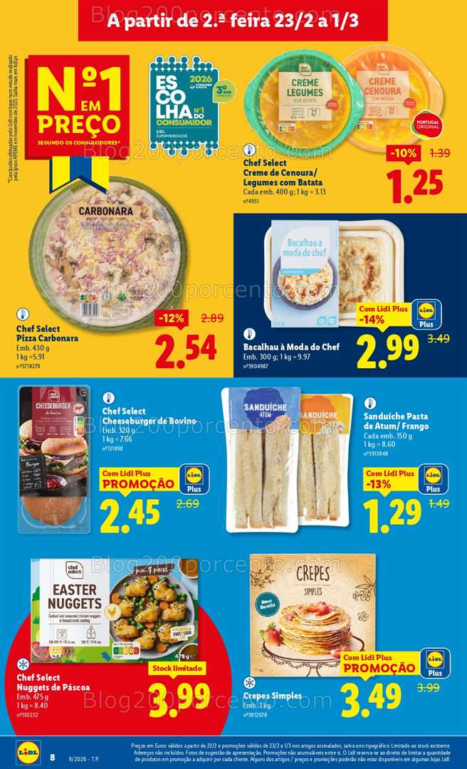 Antevisão Folheto LIDL Promoções de 23 fevereiro a 1 março - Edição Digital