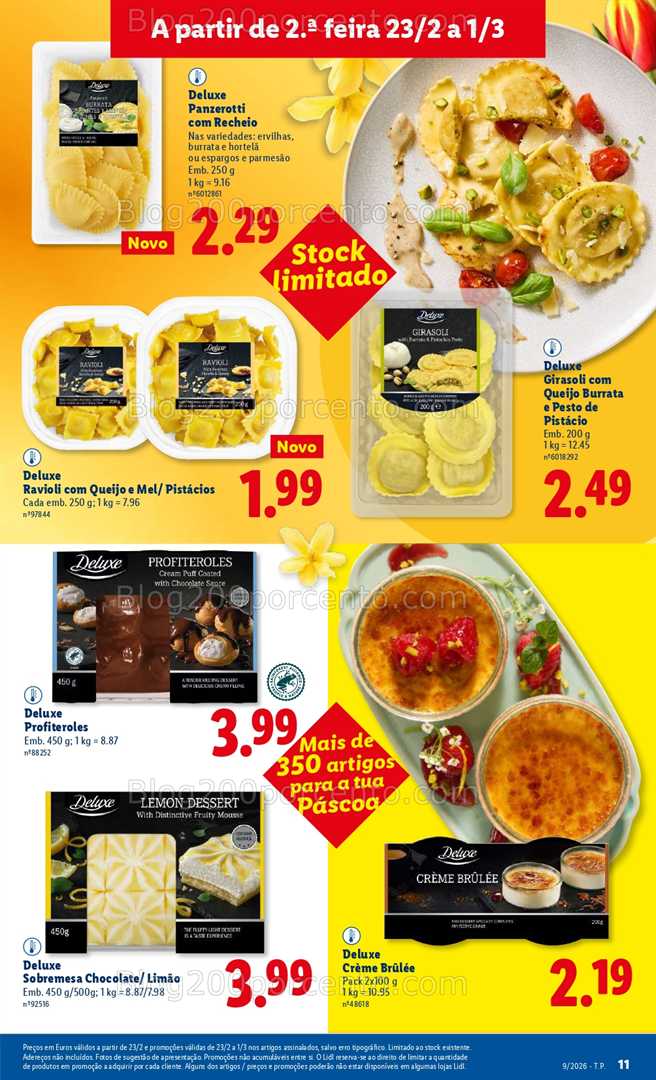 Antevisão Folheto LIDL Especial Páscoa Promoções de 23 fevereiro a 1 março