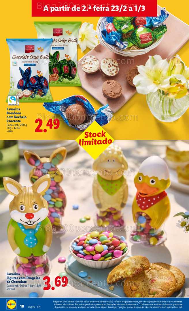 Antevisão Folheto LIDL Especial Páscoa Promoções de 23 fevereiro a 1 março