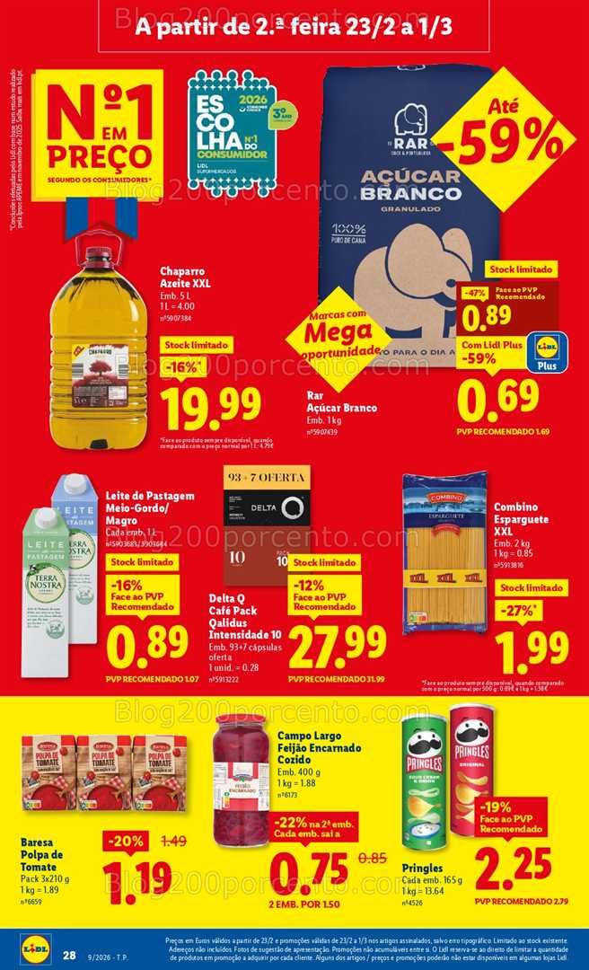 Antevisão Folheto LIDL Promoções de 23 fevereiro a 1 março - Edição Digital