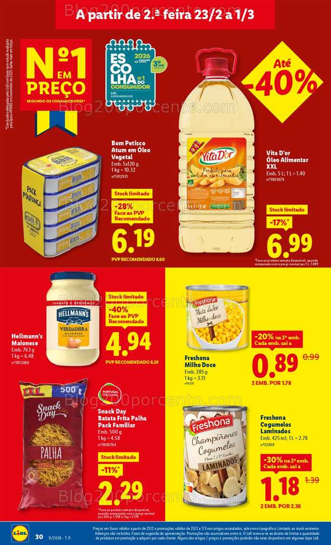 Antevisão Folheto LIDL Promoções de 23 fevereiro a 1 março - Edição Digital