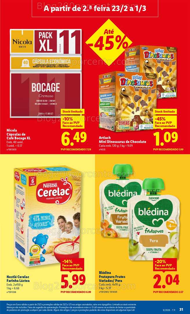 Antevisão Folheto LIDL Promoções de 23 fevereiro a 1 março - Edição Digital