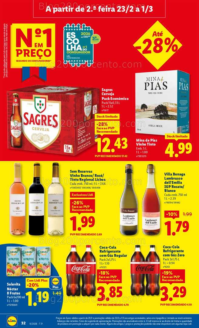 Antevisão Folheto LIDL Promoções de 23 fevereiro a 1 março - Edição Digital