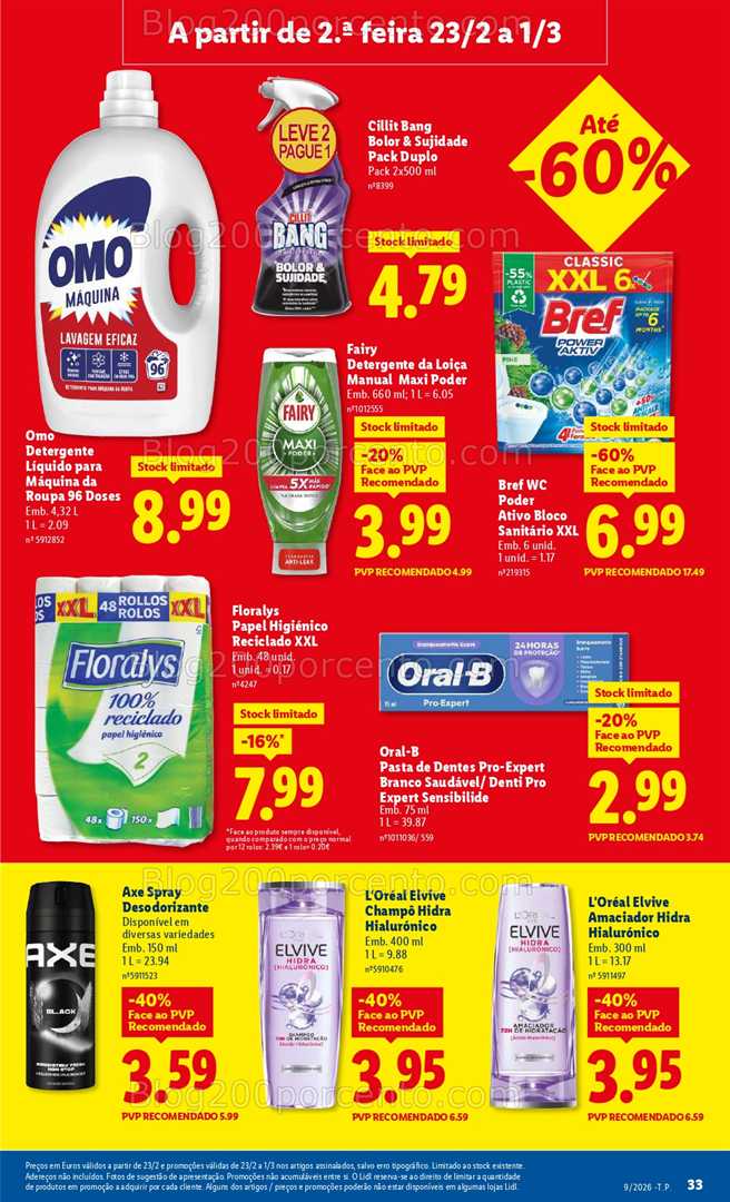 Antevisão Folheto LIDL Promoções de 23 fevereiro a 1 março - Edição Digital