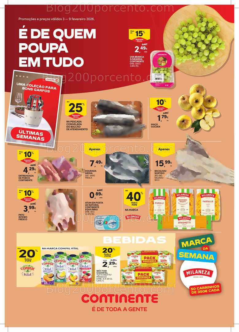 Antevisão Folheto CONTINENTE Bom Dia Promoções de 3 a 9 fevereiro