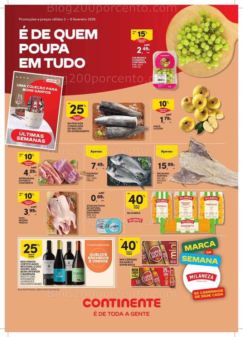 Antevisão Folheto CONTINENTE Bom Dia Promoções de 3 a 9 fevereiro