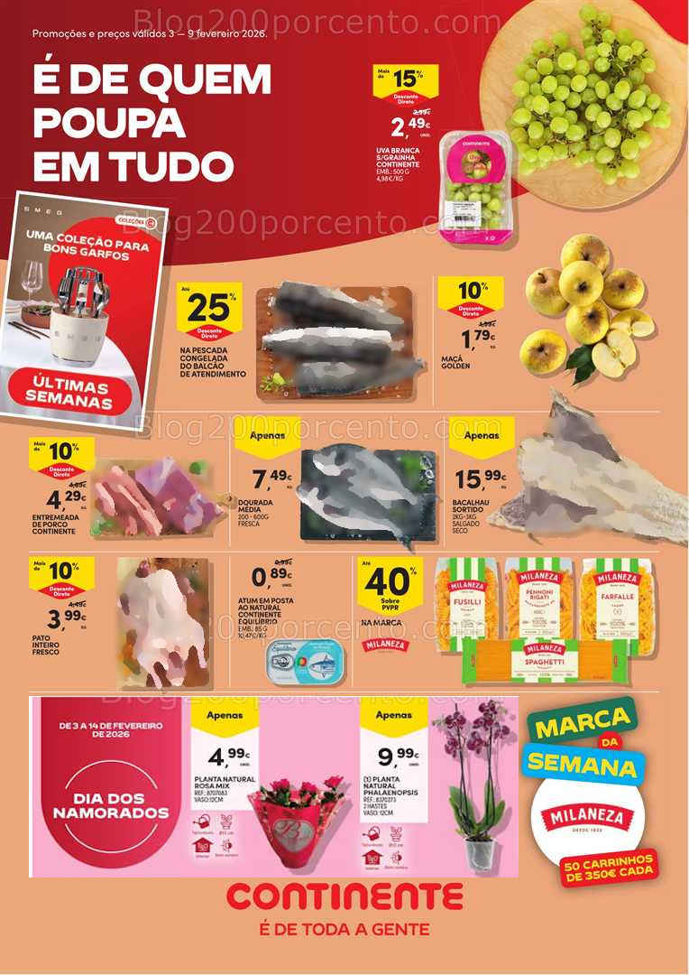 Antevisão Folheto CONTINENTE Promoções de 3 a 9 fevereiro - Edição Digital