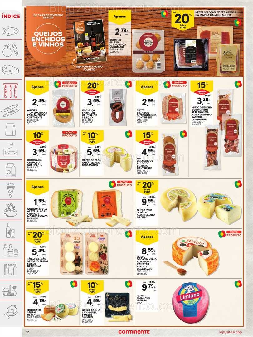 Antevisão Folheto CONTINENTE Promoções de 3 a 9 fevereiro - Edição Digital