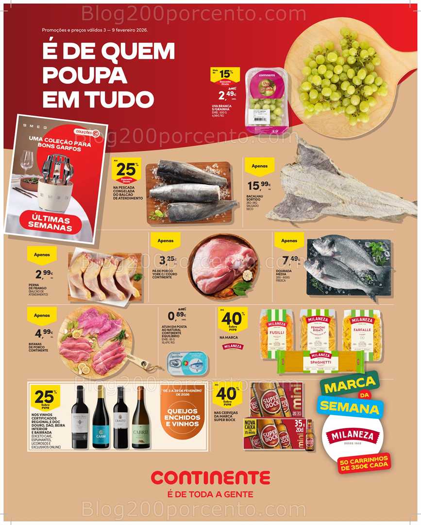 Antevisão Folheto CONTINENTE Madeira Promoções de 3 a 9 fevereiro
