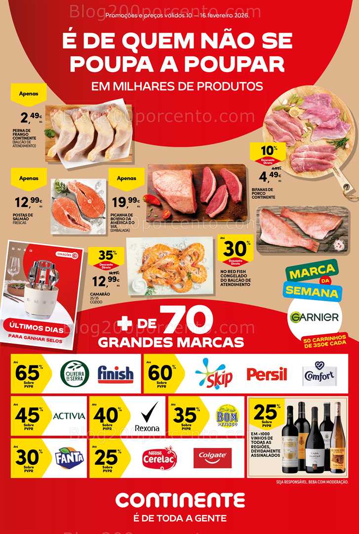Antevisão Folheto CONTINENTE Bom Dia Promoções 10 a 16 fevereiro