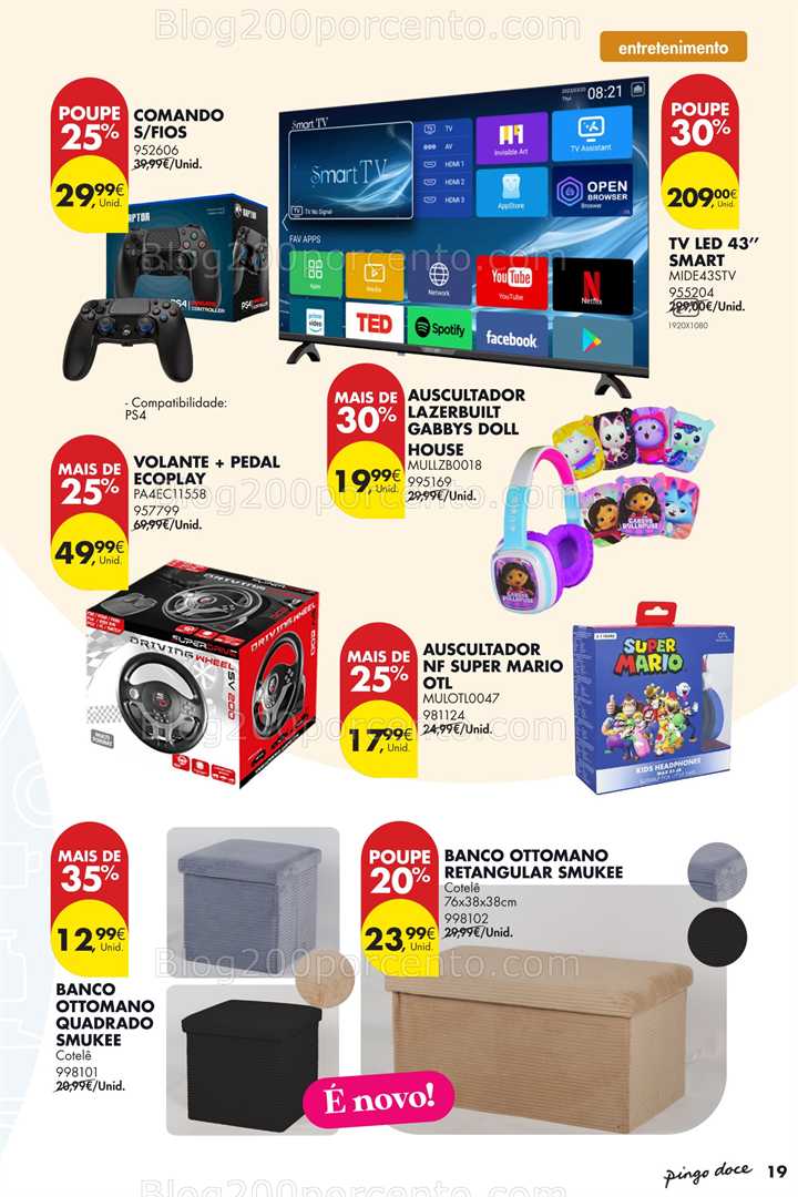 Antevisão Folheto PINGO DOCE Bazar Promoções de 3 a 23 fevereiro