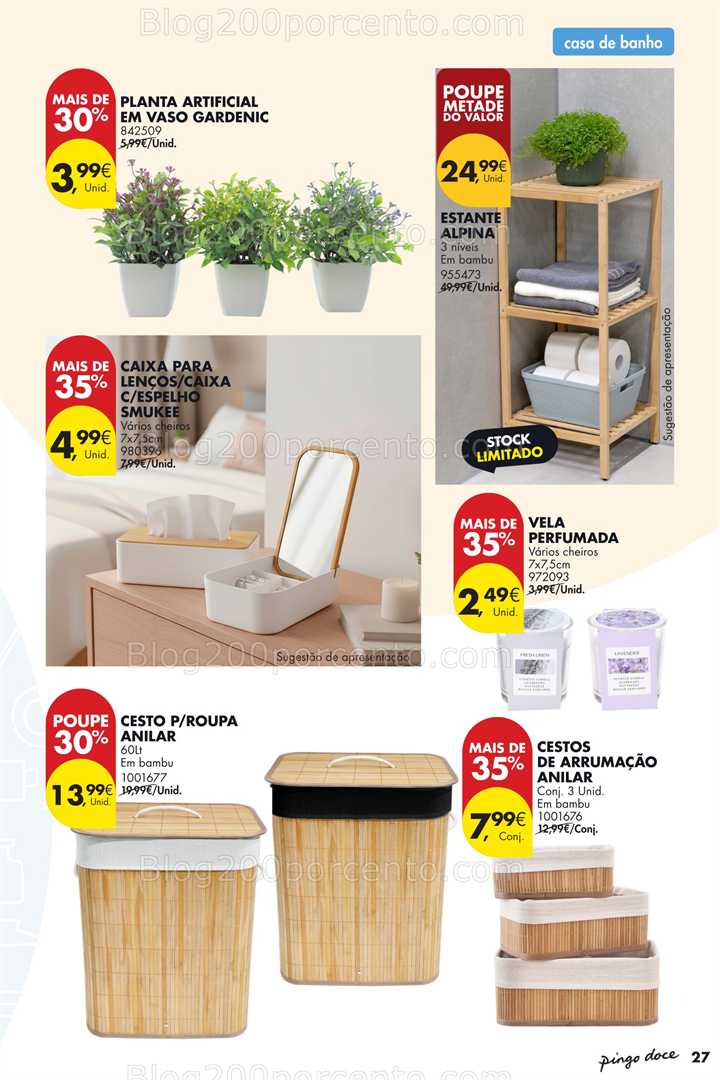Antevisão Folheto PINGO DOCE Bazar Promoções de 3 a 23 fevereiro