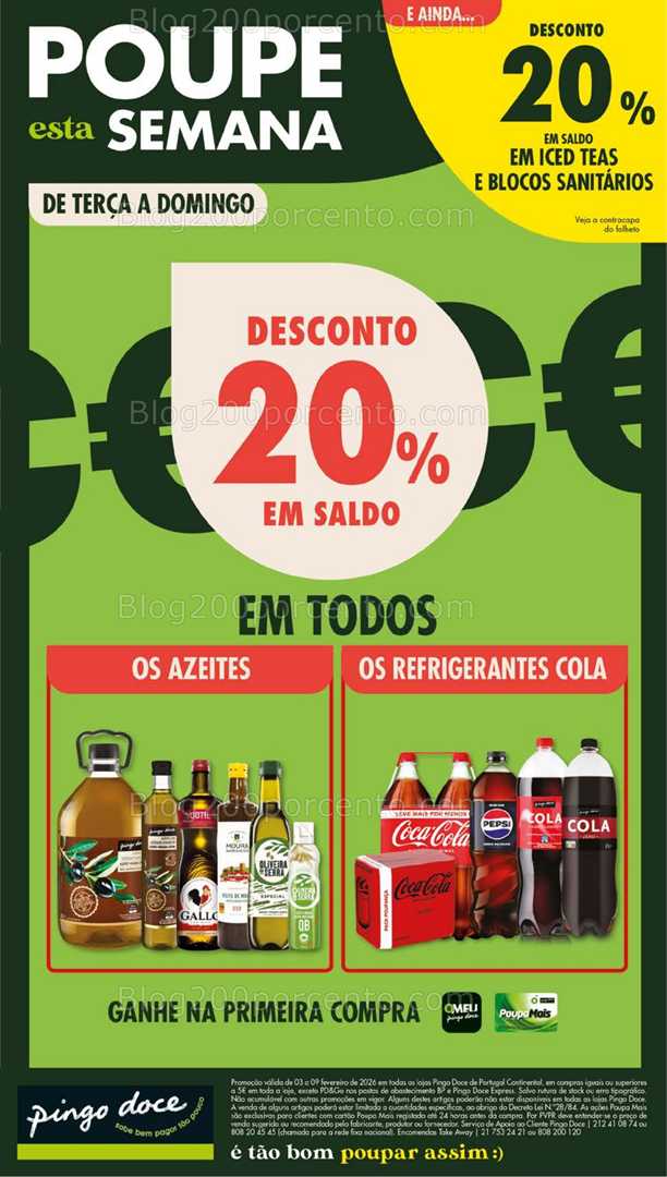 Antevisão Folheto PINGO DOCE Lojas Grandes Promoções de 3 a 9 fevereiro