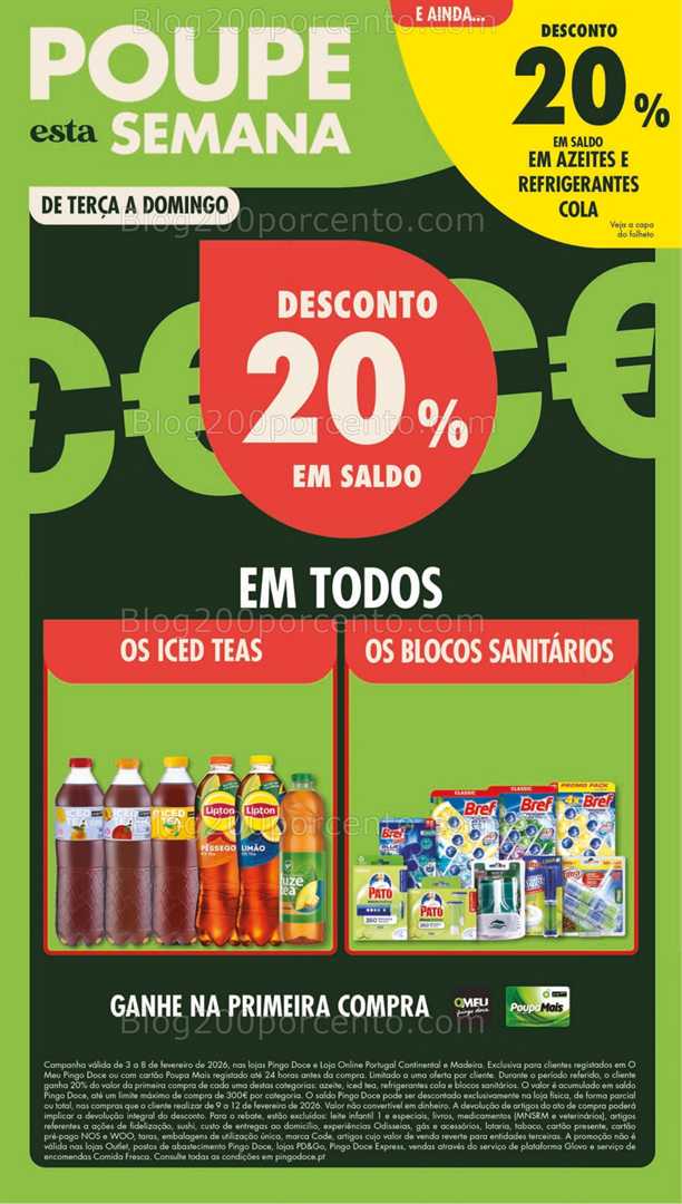 Antevisão Folheto PINGO DOCE Lojas Pequenas Promoções de 3 a 9 fevereiro