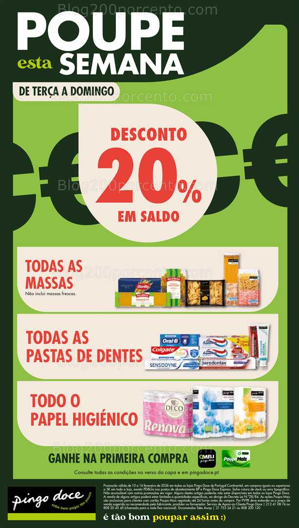 Antevisão Folheto PINGO DOCE Lojas Pequenas Promoções 10 a 16 fevereiro