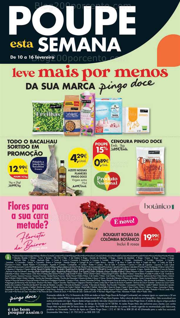 Antevisão Folheto PINGO DOCE Promoções 10 a 16 fevereiro - Edição Digital