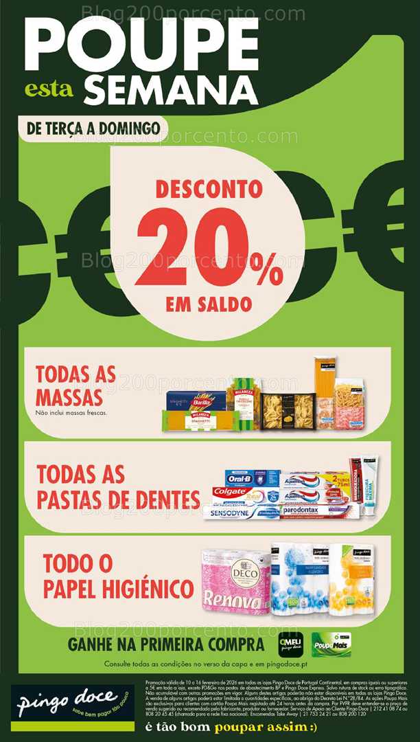 Antevisão Folheto PINGO DOCE Lojas Grandes Promoções 10 a 16 fevereiro