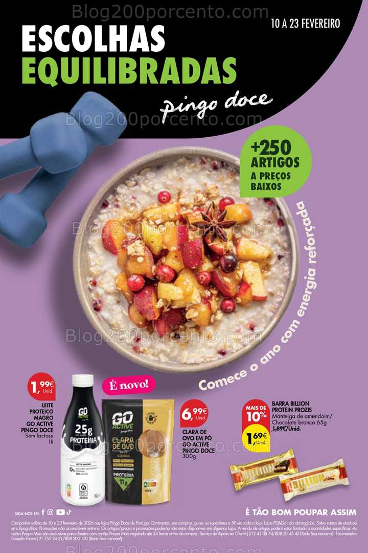 Antevisão Folheto PINGO DOCE Escolhas Equilibradas Promoções 10 a 23 fevereiro