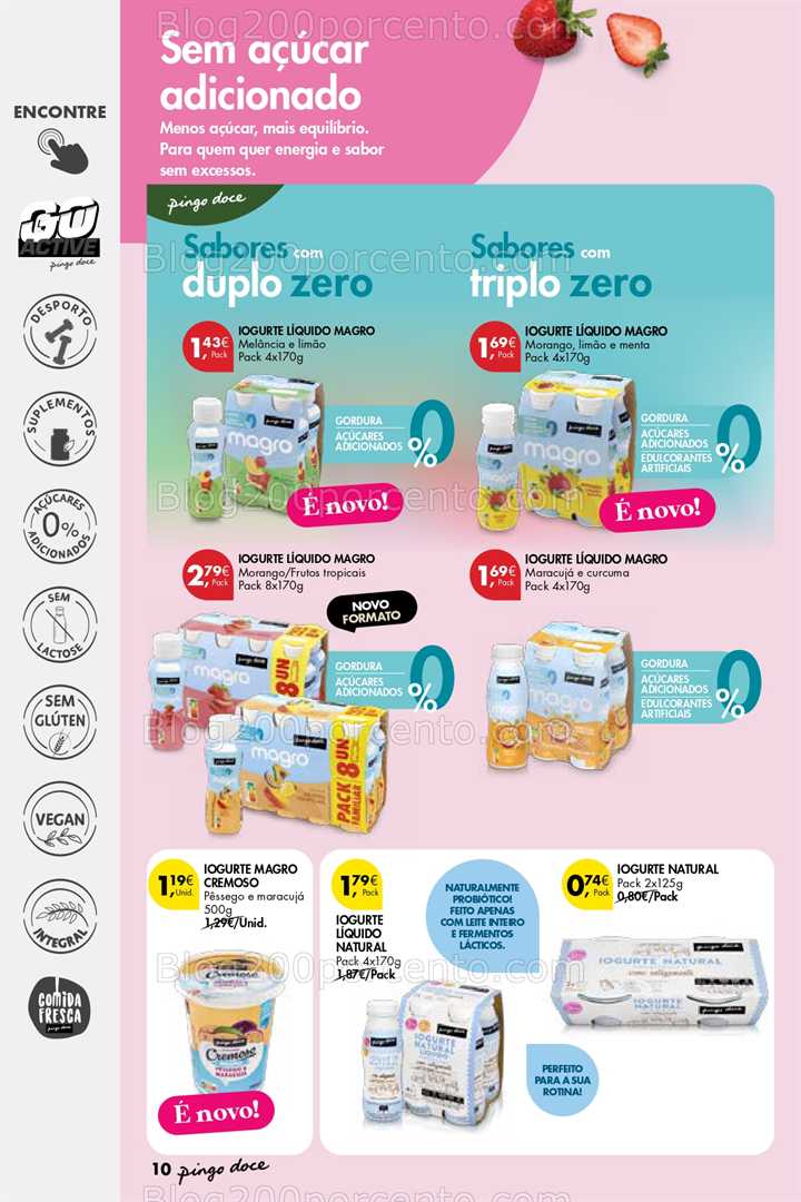 Antevisão Folheto PINGO DOCE Escolhas Equilibradas Promoções 10 a 23 fevereiro