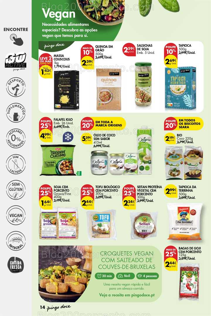 Antevisão Folheto PINGO DOCE Escolhas Equilibradas Promoções 10 a 23 fevereiro