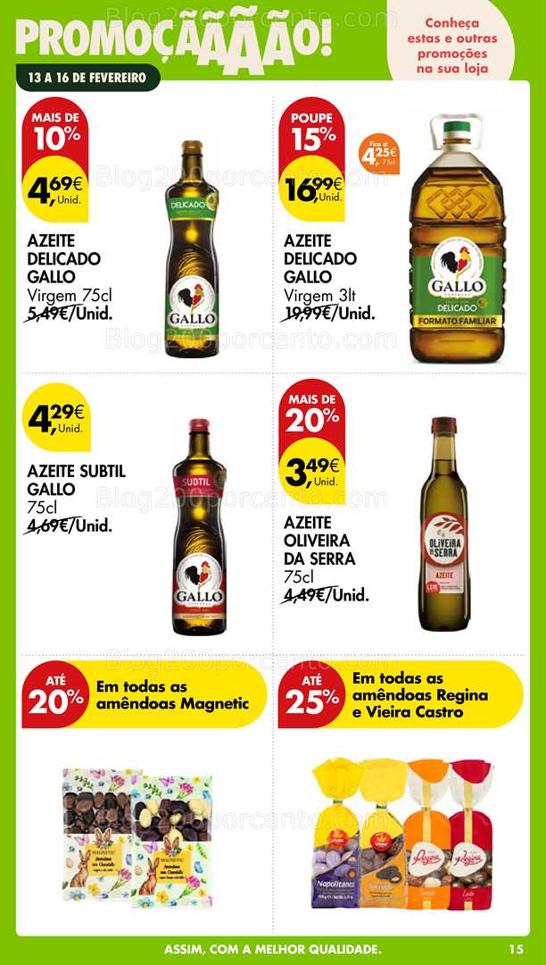 Antevisão Folheto PINGO DOCE Promoções Fim de Semana - 13 a 16 fevereiro