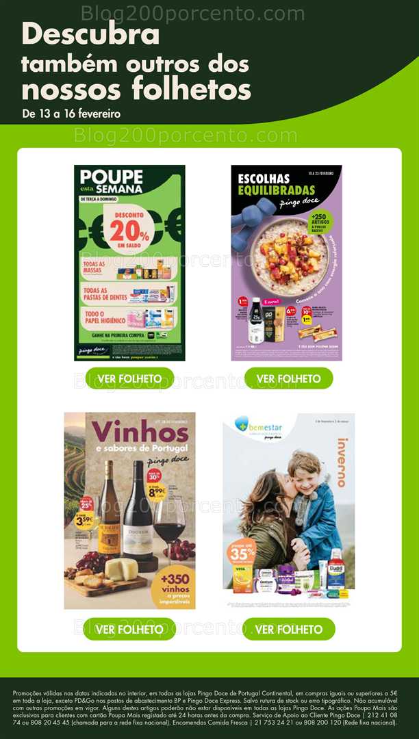 Antevisão Folheto PINGO DOCE Promoções Fim de Semana - 13 a 16 fevereiro