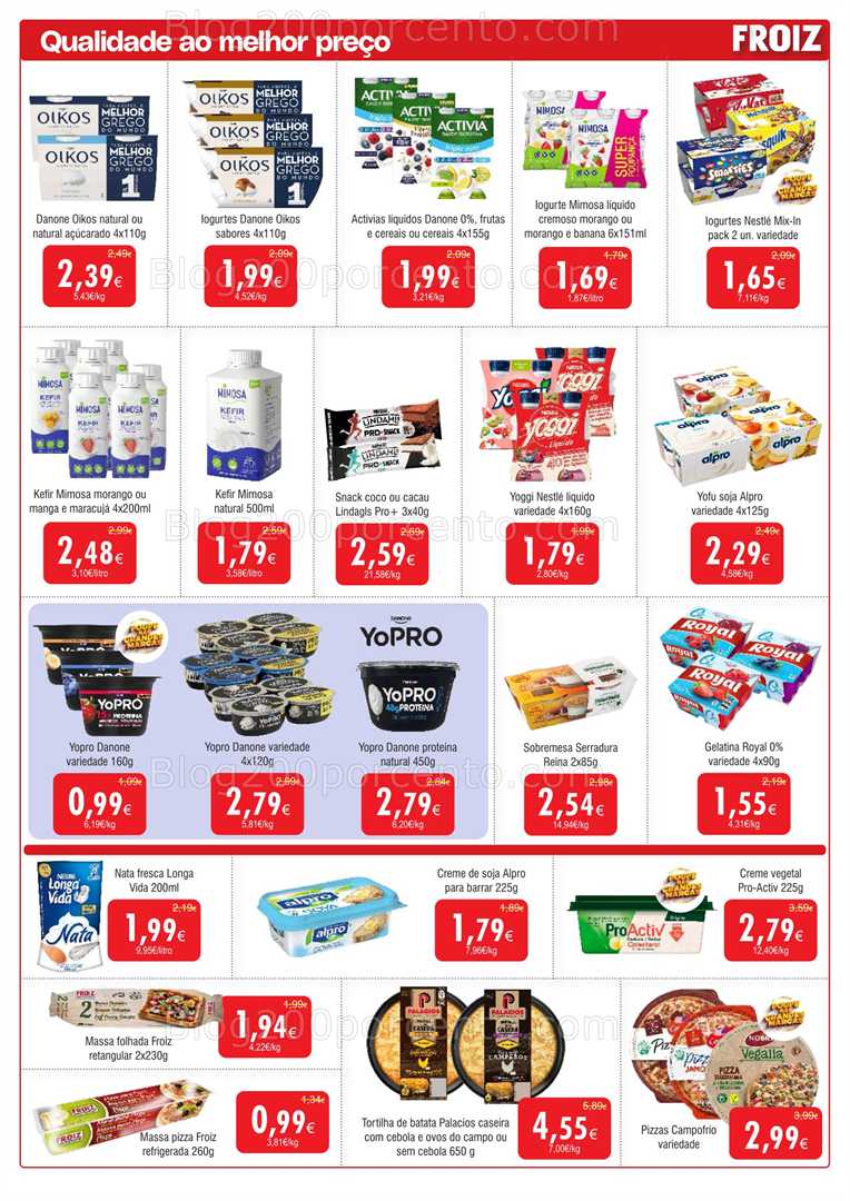 Antevisão Folheto FROIZ Promoções de 12 fevereiro a 3 março