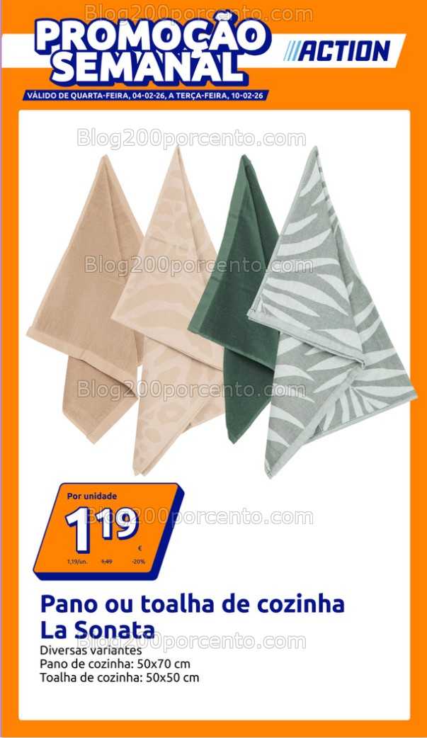 Antevisão Folheto ACTION Promoções de 4 a 10 fevereiro
