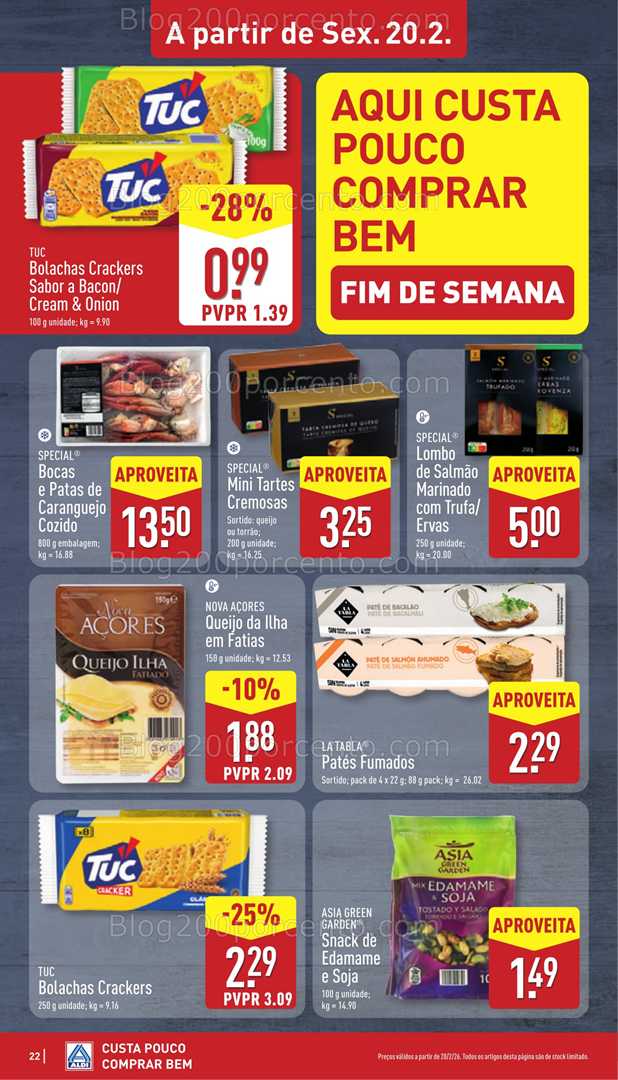 Antevisão Folheto ALDI Promoções 16 a 22 fevereiro