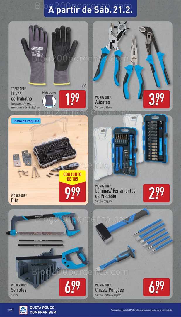 Antevisão Folheto ALDI Promoções 16 a 22 fevereiro