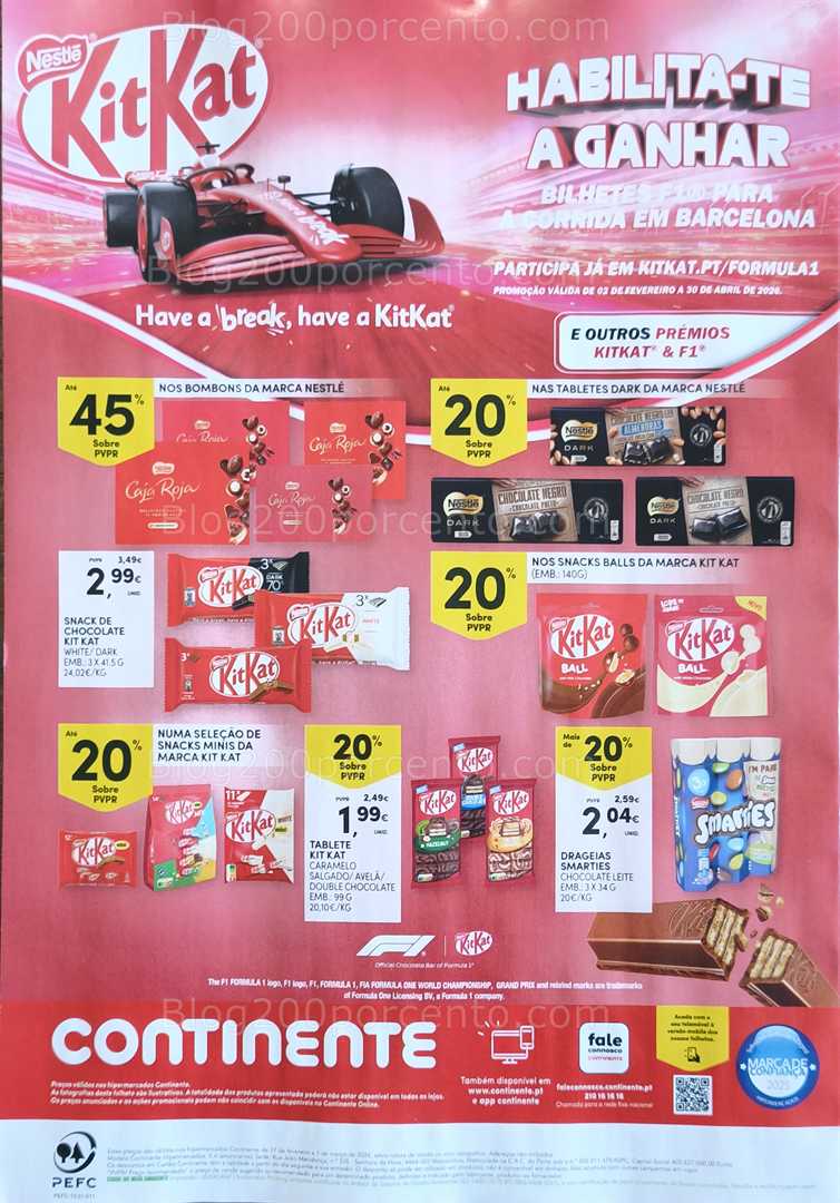 Antevisão Folheto CONTINENTE Especial Sabores Intensos Promoções 17 fevereiro a 1 março