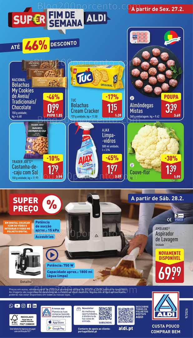 Antevisão Folheto ALDI Bazar Promoções 28 fevereiro a 1 março