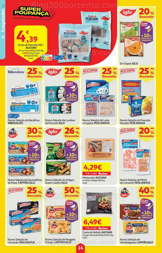Antevisão Folheto AUCHAN Promoções de 12 a 18 fevereiro