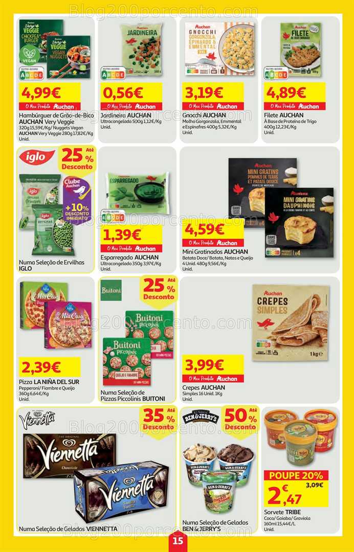 Antevisão Folheto AUCHAN Promoções de 12 a 18 fevereiro
