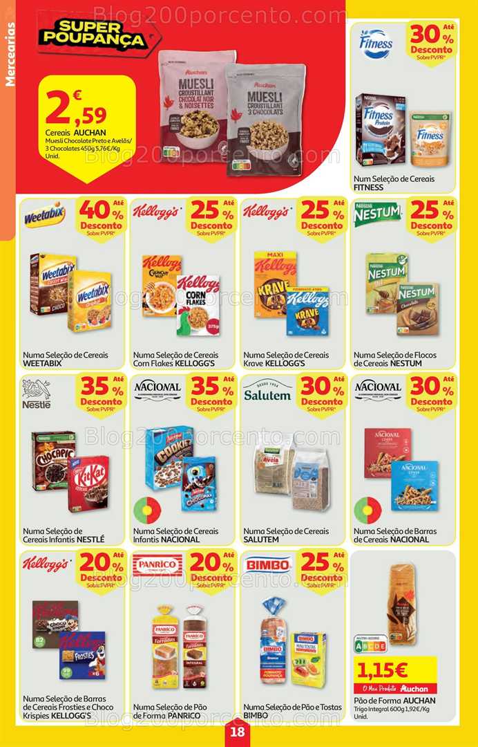 Antevisão Folheto AUCHAN Promoções de 12 a 18 fevereiro