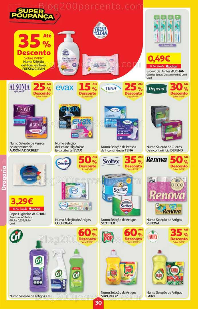 Antevisão Folheto AUCHAN Promoções de 12 a 18 fevereiro