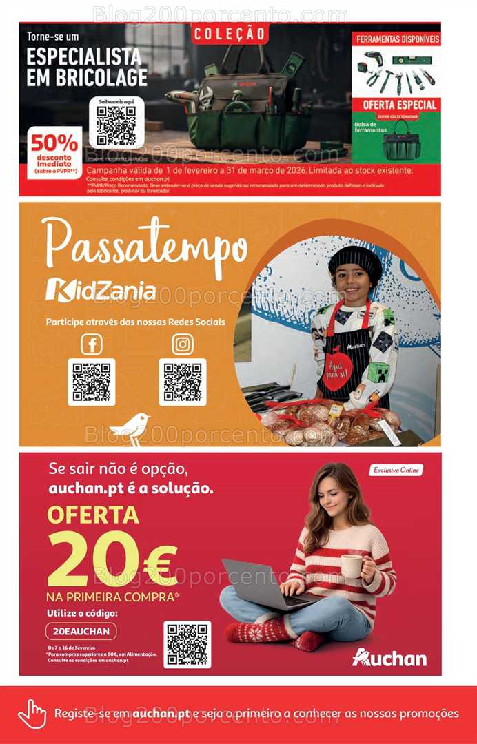 Antevisão Folheto AUCHAN Promoções de 12 a 18 fevereiro