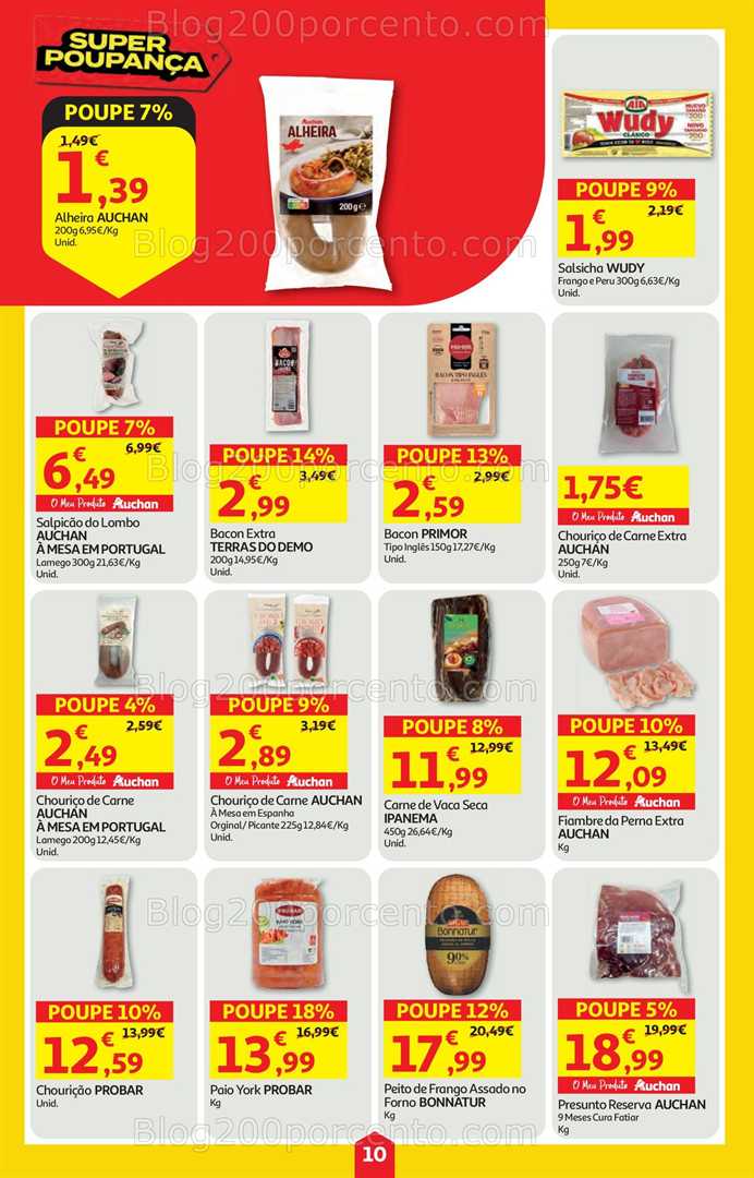 Antevisão Folheto AUCHAN Super Poupança Promoções de 5 a 11 fevereiro