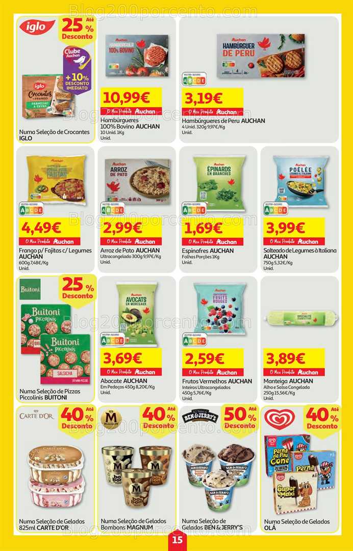 Antevisão Folheto AUCHAN Super Poupança Promoções de 5 a 11 fevereiro