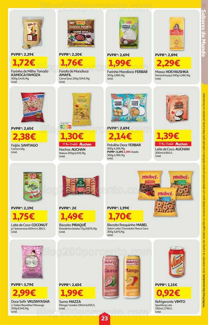 Antevisão Folheto AUCHAN Super Poupança Promoções de 5 a 11 fevereiro
