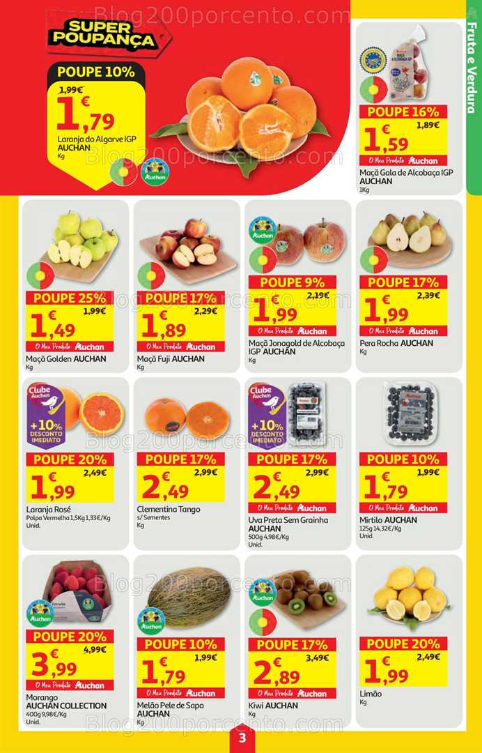 Antevisão Folheto AUCHAN Super Poupança Promoções de 5 a 11 fevereiro