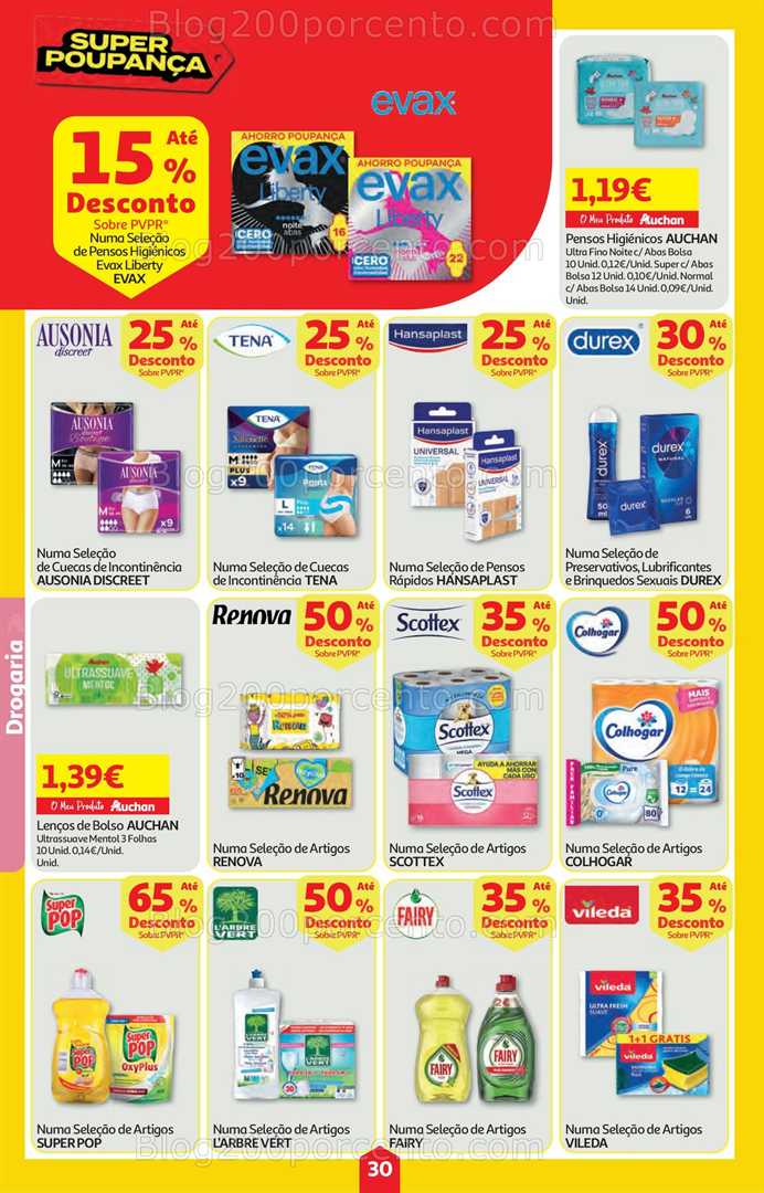 Antevisão Folheto AUCHAN Super Poupança Promoções de 5 a 11 fevereiro