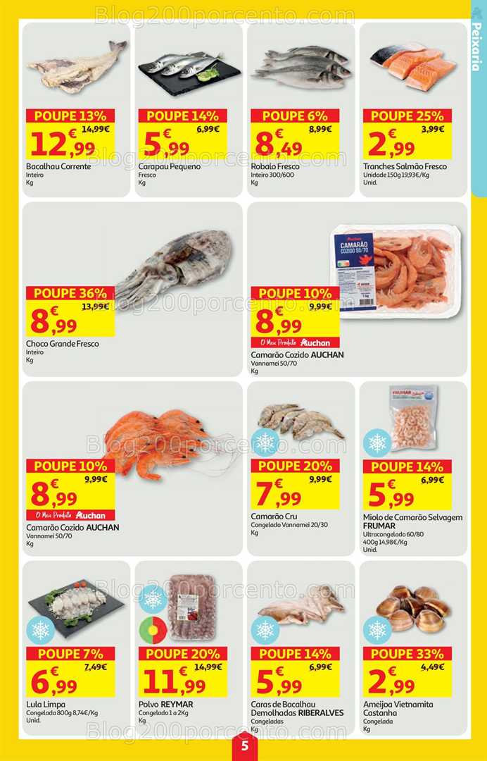 Antevisão Folheto AUCHAN Super Poupança Promoções de 5 a 11 fevereiro