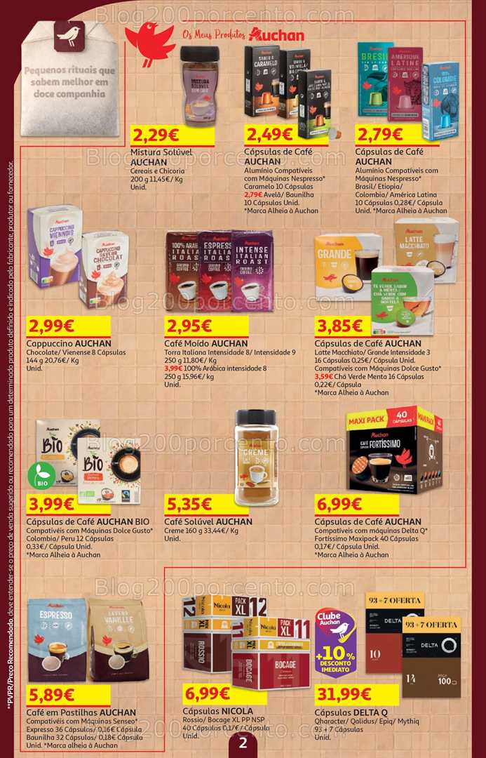 Antevisão Folheto AUCHAN Promoções de 6 a 16 fevereiro
