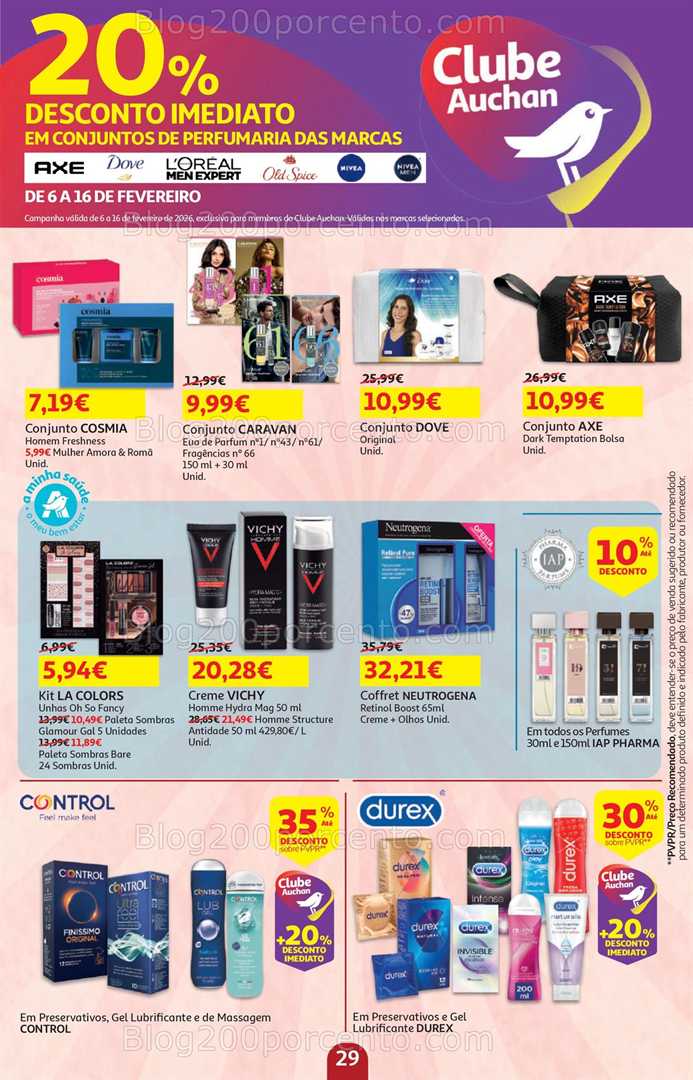 Antevisão Folheto AUCHAN Promoções de 6 a 16 fevereiro
