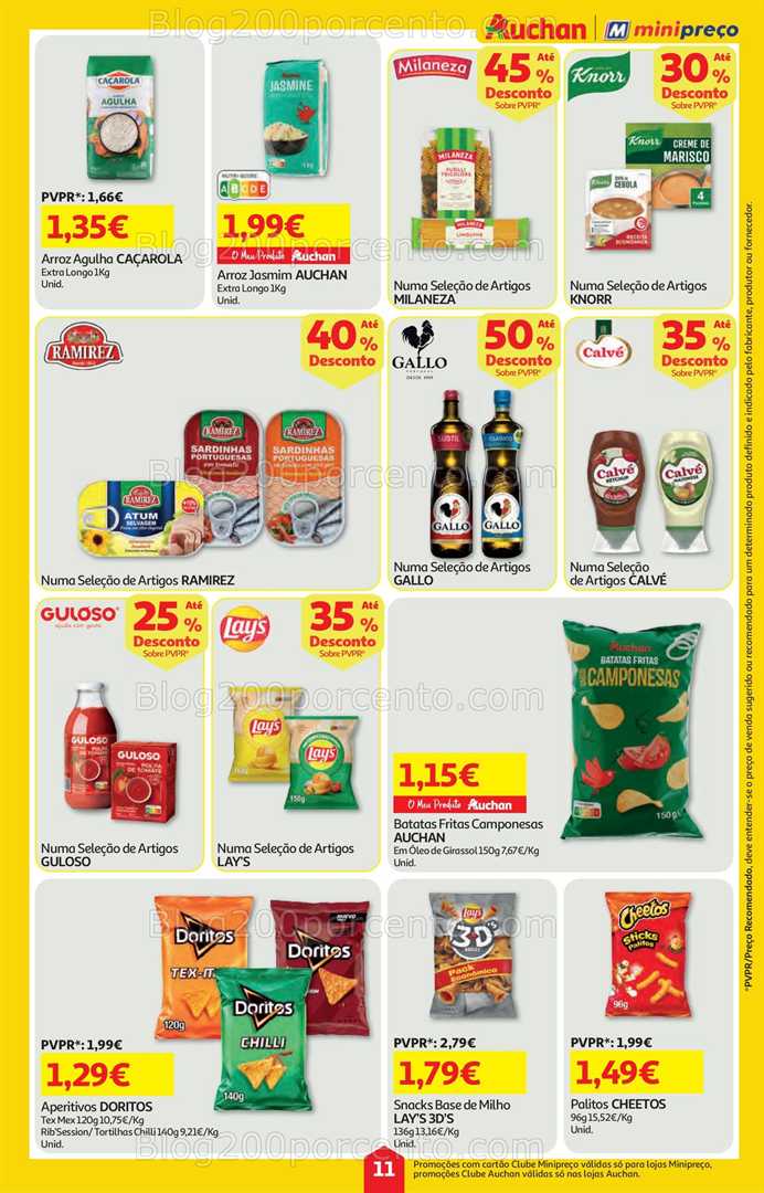 Antevisão Folheto AUCHAN - MINIPREÇO Promoções de 12 a 18 fevereiro
