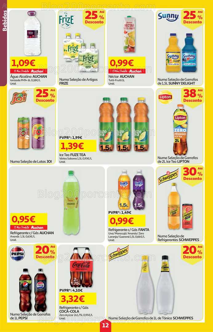 Antevisão Folheto AUCHAN - MINIPREÇO Promoções de 12 a 18 fevereiro